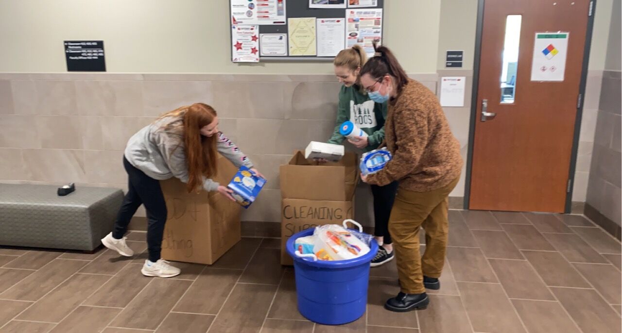 NOC students organize supply drive for Afghan families